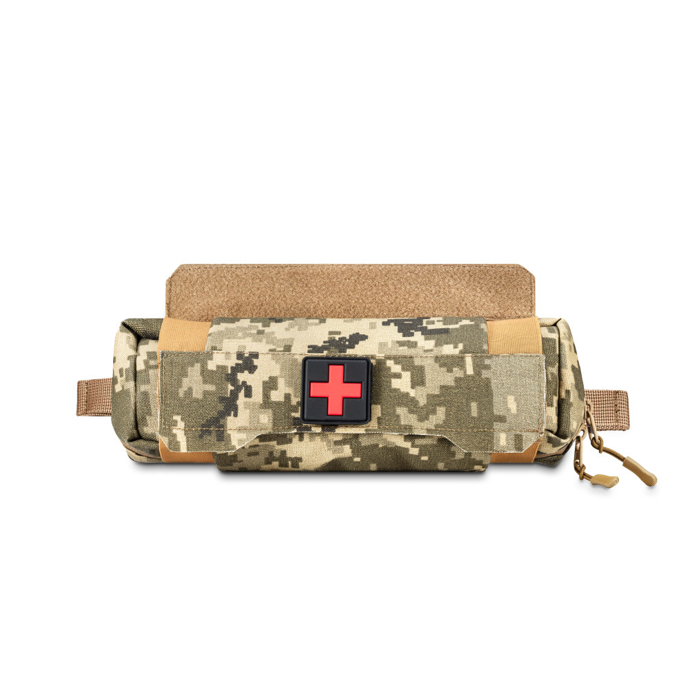 Horizontal Tunnel Medical Pouch Roll, Pixel Color