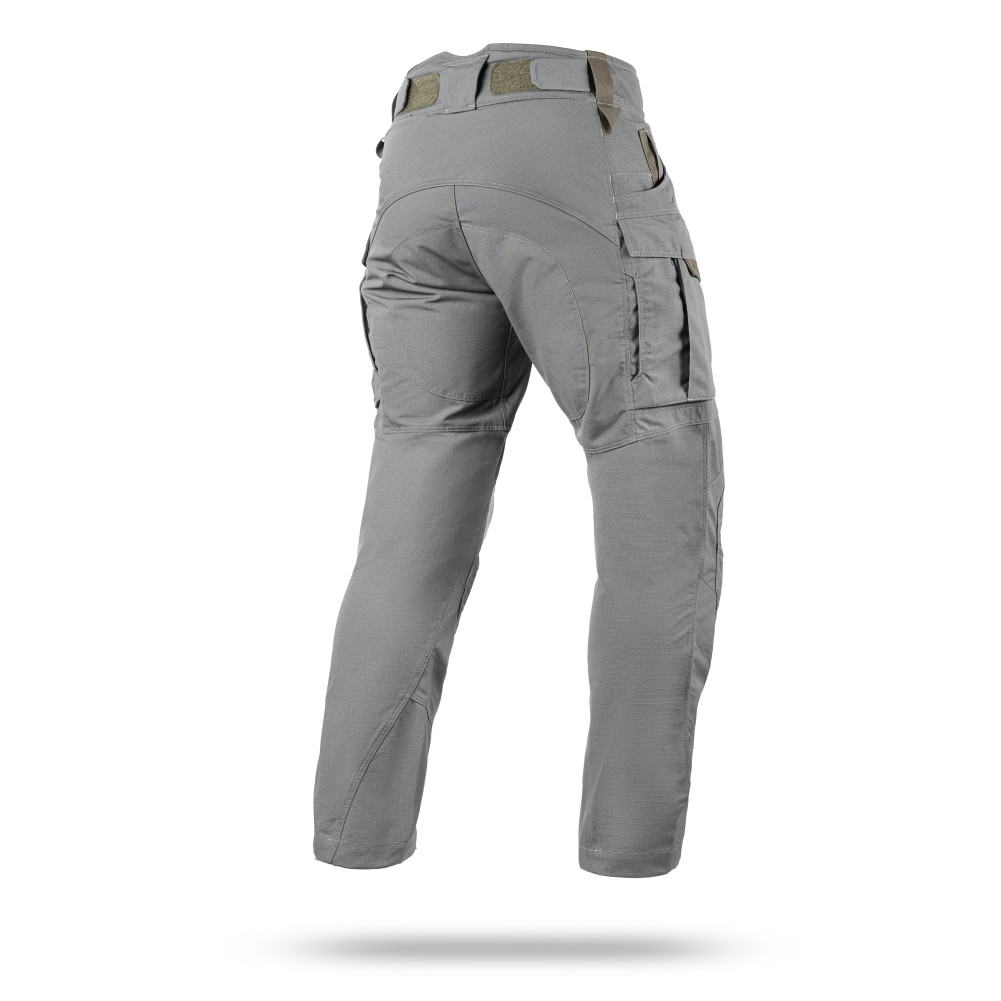 Тактичні штани WROOM COMBATOR NyCo Ripstop під прихованні наколіники. Колір Urban Grey