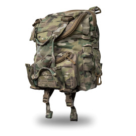 Assault Panel (Tactical Backpack) Neptun 15L with Hydration Compartment on MOLLE System, Color Multicam