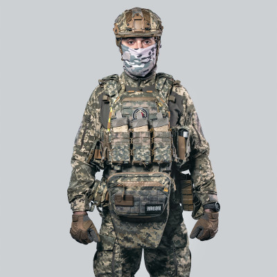 Комплект бронежилет 6 класу Ghost Gen4 V3+ з РПС з балістичним захистом 2 класу, колір піксель