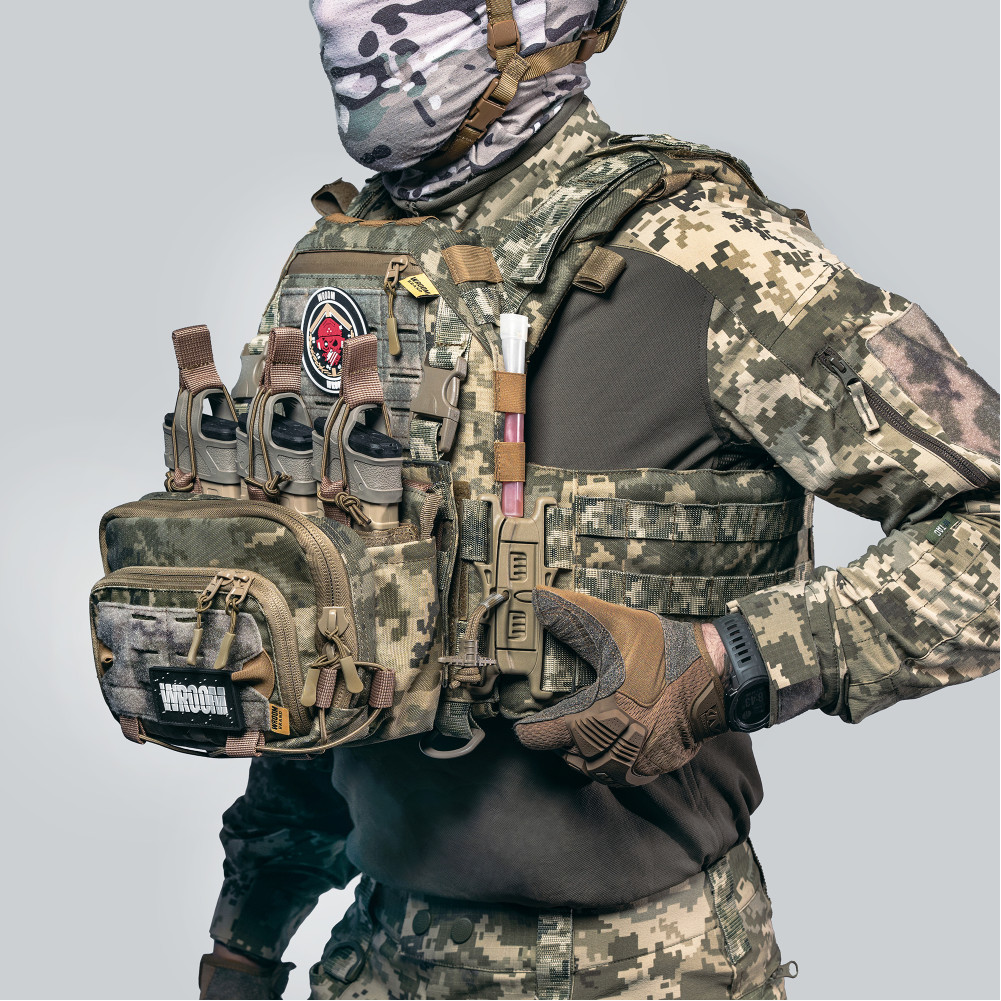 Полегшений бронежилет 6 класу Ghost Performance V1 з керамічними бронеплитами + плакард