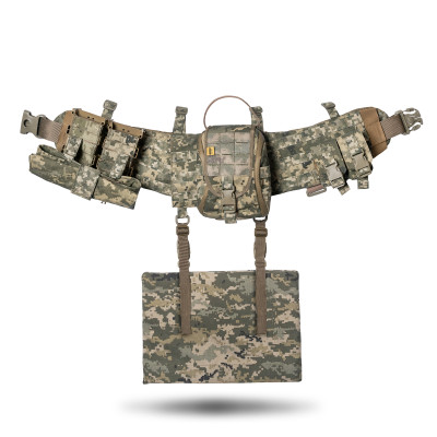 Neptun V4 soft load-bearing belt, equipped with the pounches, with MOLLE system, Color Pixel