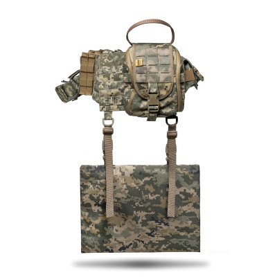 Neptun V4 soft load-bearing belt, equipped with the pounches, with MOLLE system, Color Pixel